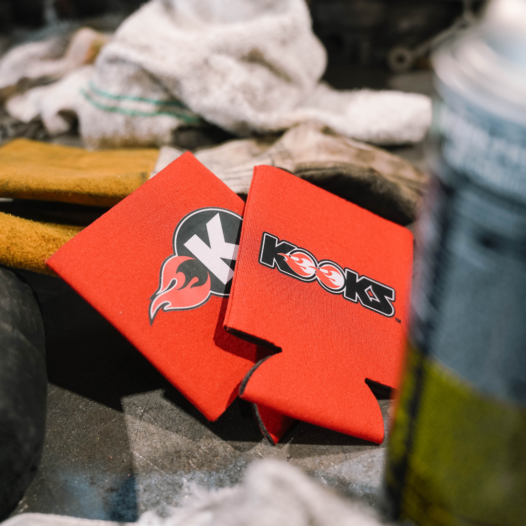 Kooks Red Koozie – Kooks Headers