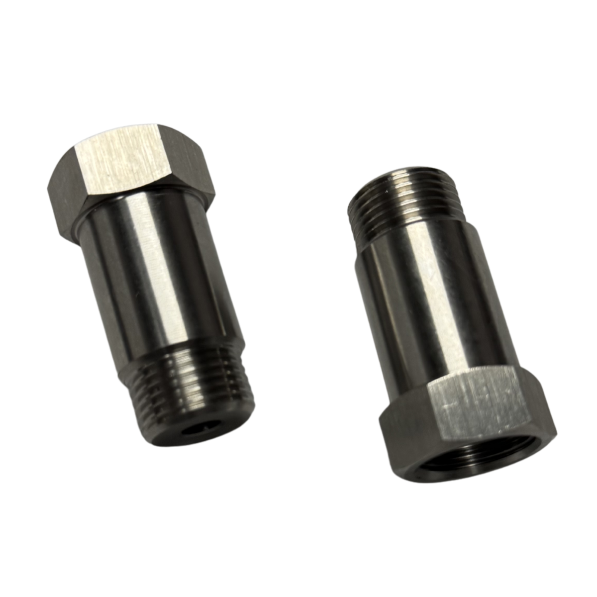 Pair of Stainless Steel Oxygen Sensor Spacers – Kooks Headers