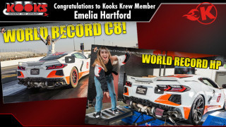 Emelia breaks world record kooks c8