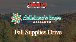 Kooks Children's Hope Alliance Supplies Drive