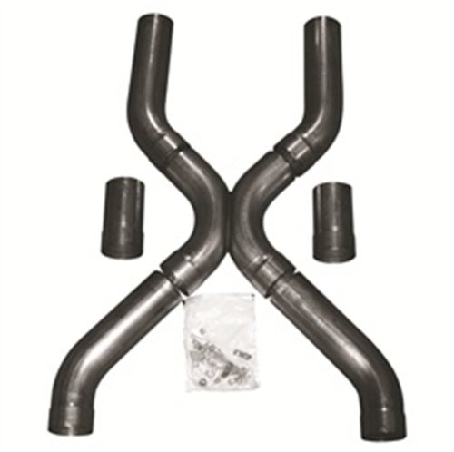 Exhaust X Pipe 3 Inlet A-KARCK 3 Outlet 12 Long Stainless Steel X Pipe for Smoother Exhaust 