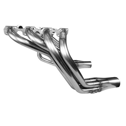 1-7/8" Stainless Headers with Adapter Plate Kit. 302 SBF in a Fox Body.
