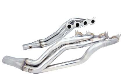 1-3/4" Stainless Headers. Fox Body/SN95 Mustang 5.0L Coyote Swap w/Auto. Trans.