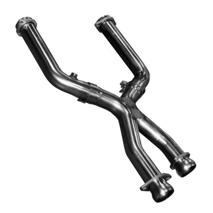 2-1/2" SS Non-Catted X-Pipe. 1996-1998 Mustang. (Connects to OEM)
