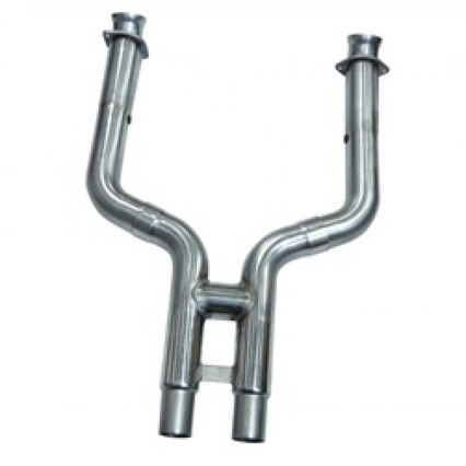 3" x 2-1/2" (OEM) SS Non-Catted H-Pipe. 2007-2010 Shelby GT500.