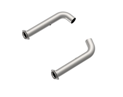 3" SS Non-Catted Connnection Pipes. 2015-2020 Mustang GT 5.0L.