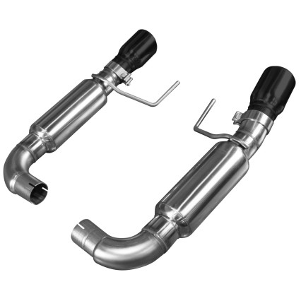 3" SS Axle-Back Exhaust w/Black Tips. 2015-2017 Mustang 5.0L.