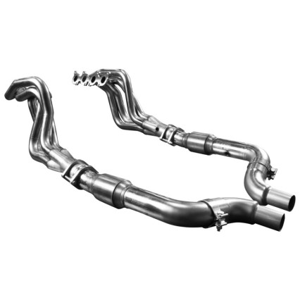 2" Stainless Headers & GREEN Catted Connection Kit. 2015-2023 Mustang GT 5.0L.