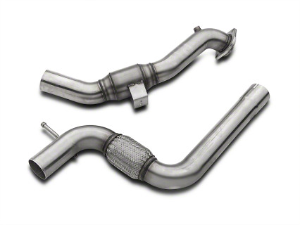 3" x 2-1/4" Catted OEM Downpipe. 2015-2023 Mustang EcoBoost.