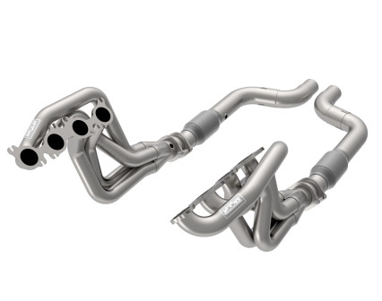 2" x 3" Headers & GREEN Catted Connection Kit - 2020 Mustang GT500 5.2L