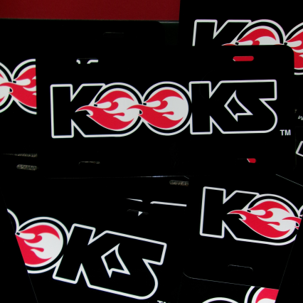 KOOKS Logo Vanity Plate