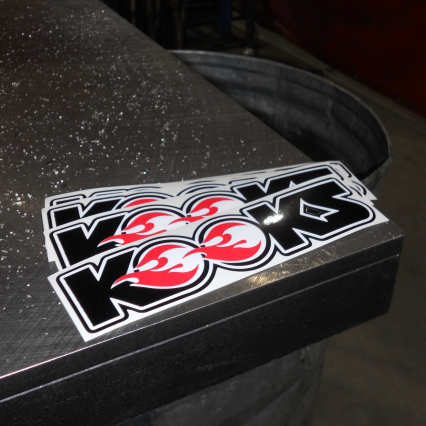 Kooks Die Cut Logo 1.55" x 6"
