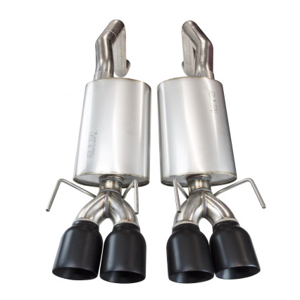 3" Axle-Back w/Black tips. 2006-2013 Z06/ZR1 Corvette. Connects to OEM Exhaust.