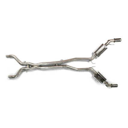 2-1/2" Cat-Back Exhaust w/SS Tips. 2010-2015 Camaro SS. Connects to OEM.