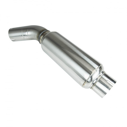 3" GREEN Catted Header-Back Street Screamer Exhaust w/Polished Tips.