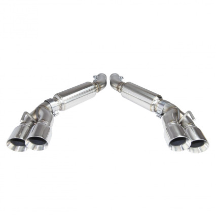 3" SS Axle-Back Exhaust w/Quad SS Tips. 2016-2024 Camaro SS/ZL1.