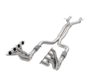 2" Headers & Catted Exhaust Kit For OEM Mufflers. 2016-2024 Camaro SS.