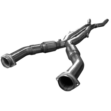 3" SS Catted X-Pipe. 2009-2015 Cadillac CTS-V. Connects to OEM.