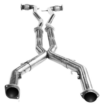 3" SS Competition Only X-Pipe. 2008-2009 Pontiac G8. Connects to OEM Mufflers.