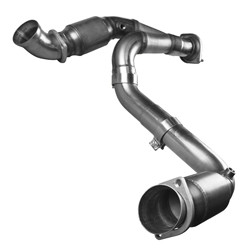 3" SS Catted Y-Pipe. 2007-2008 GM Truck 4.8L/5.3L/6.0L. Connects to OEM.
