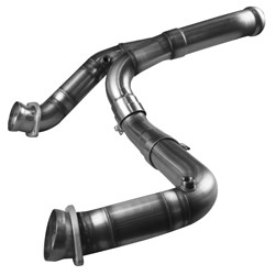 3" SS Competition Only Y-Pipe. 2009-2013 GM Truck 4.8L/5.3L. Connects to OEM.
