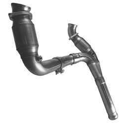 3" SS Catted Y-Pipe. 2009-2013 GM Truck 4.8L/5.3L. Connects to OEM.