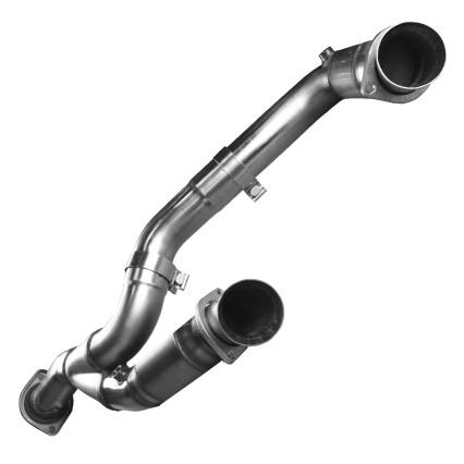 3" SS Competition Only Y-Pipe. 2009-2010 GM Truck 6.2L. Connects to OEM.