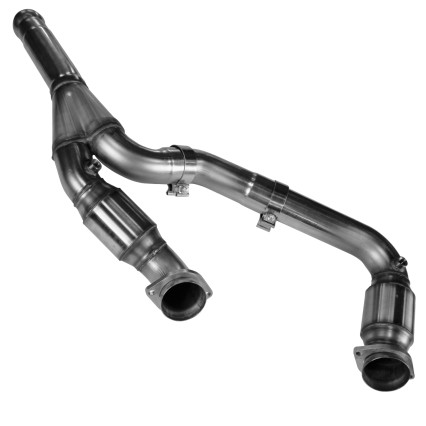 3" Stainless Catted Y-Pipe. 2014-2018 GM 1/2 Ton Truck 6.2L.