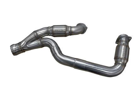 3" Stainless Catted Y-Pipe. 2019-2023 GM 1/2 Ton Truck 6.2L.