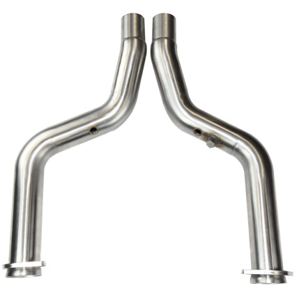 3" SS Competition Only OEM Connection Pipes W/EPS. 2012-2014 LX Platform 6.4L.