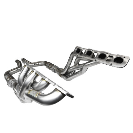 1-7/8" Stainless Headers & Catted OEM Conn. Kit. 2006-2020 LX Platform 6.1L/6.4L
