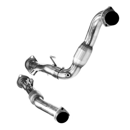 3" SS GREEN Catted OEM Connection Pipes. 2006-2010 Jeep SRT8 6.1L.