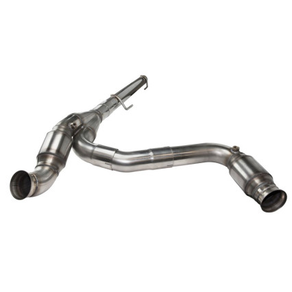 3" SS Catted Y-Pipe. 2009-2018 Dodge/Ram 1500 5.7L. Connects to OEM.
