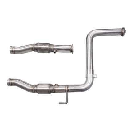2-1/2" to OEM Stainless Steel GREEN Catted Connection Pipes Use Kooks Headers.