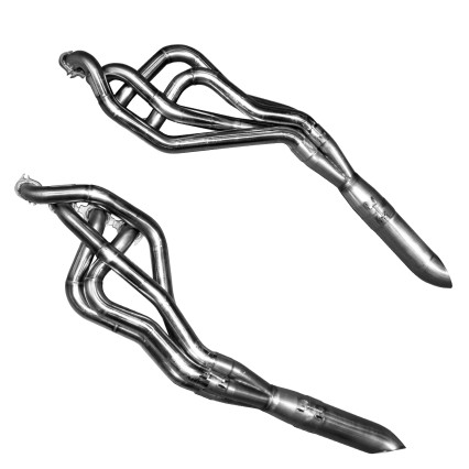 1-7/8" x 2" x 3-1/2" Stepped Stainless Steel Headers w/3-1/2" Turnouts.