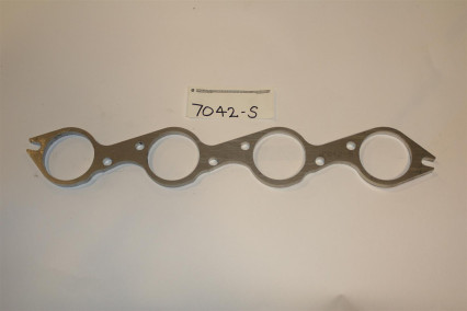 Stock Style BBC Header Flange - 3/8" Thick 304 Stainless -2-3/8" Primaries