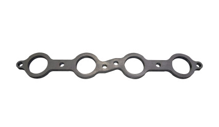LSX Mild Steel Header Flange. Round Port for 1-3/4" Primaries.