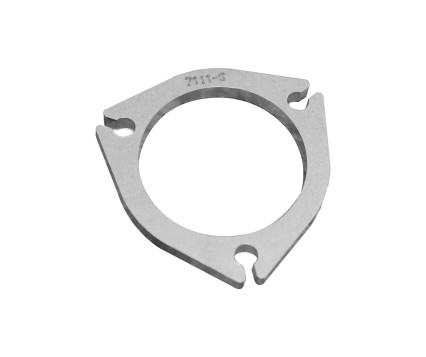 3" 3-Bolt Collector/Exhaust Flange. 3/8" Thick Stainless Steel.