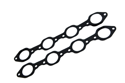 Small Block Ford Header Gasket - Carbon Composite Style - 3" Inline Bolt Pattern