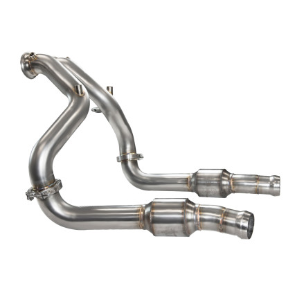 3" Stainless Steel Turbo Down Pipes with Ultra High Performance GREEN cats