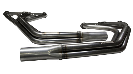 1-5/8" x 1-3/4" x 3-1/2" Stainless Headers  SMS Troyer Chassis.
