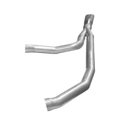 3" x 3-1/2" Mild Steel NASCAR Late Model Stock Exhaust Kit with Y-Pipe.