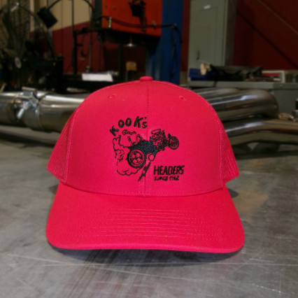 KOOKS Old School Logo Hat - Red Snapback