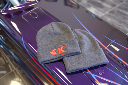 Kooks Grey K-Flame Logo Beanie