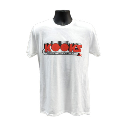 White T-Shirt with Kooks Logo