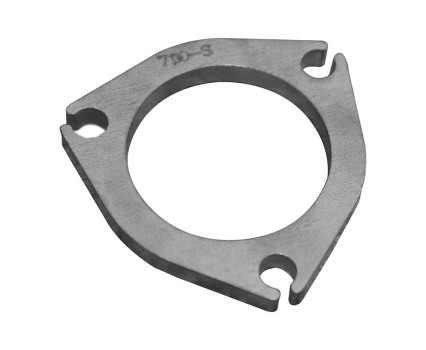 2-1/2" 3-Bolt Collector/Exhaust Flange. 3/8" Thick Stainless Steel.
