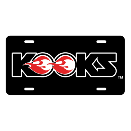 KOOKS Logo Vanity Plate