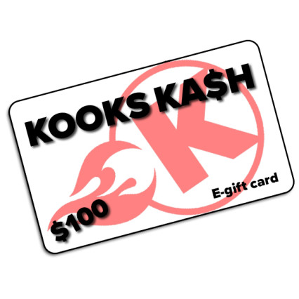 KOOKS KASH Gift Card - $100