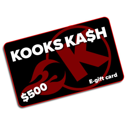 KOOKS KASH Gift Card - $500