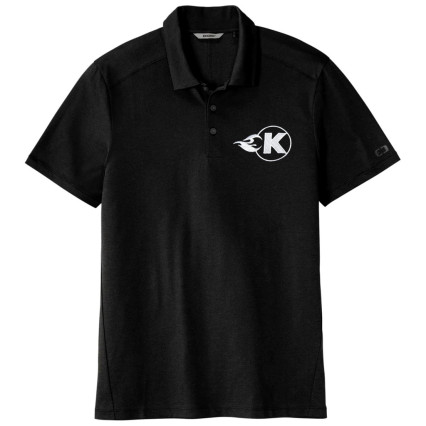 Black Polo with Silver K-Flame